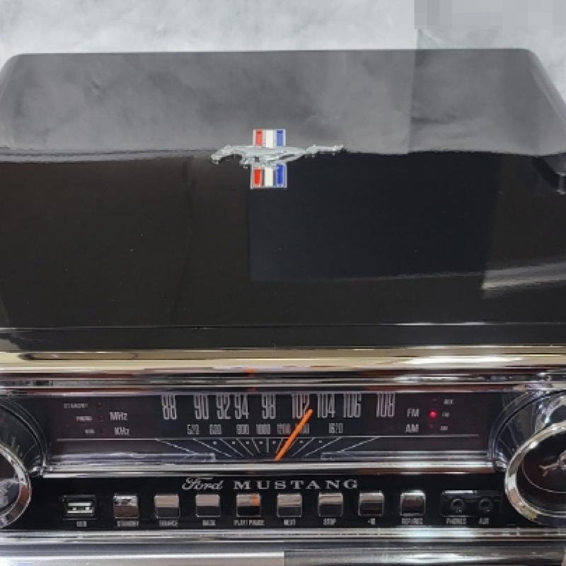 LP플레이어 아이온 머스탱 LP 미국 포드 레코더 빈티지 4-in-1 classic-car-styled Music Center