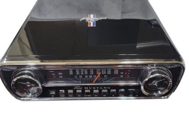 LP플레이어 아이온 머스탱 LP 미국 포드 레코더 빈티지 4-in-1 classic-car-styled Music Center